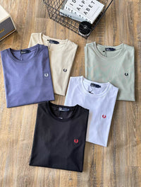 Fred P Embroidered Logo Tee