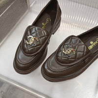 Quilted Leather Loafers