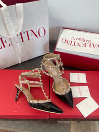Garavani Rockstud Patent Leather Pumps 6.5cm