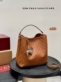 Emblem Large Shoulder Tote Bag