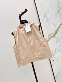 Jacquard Hooded Vest