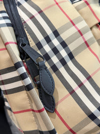 Check Backpack Archive Beige