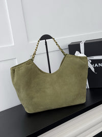 26C Suede Shopping Tote