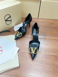 Signature D'Orsay Patent Leather Pumps
