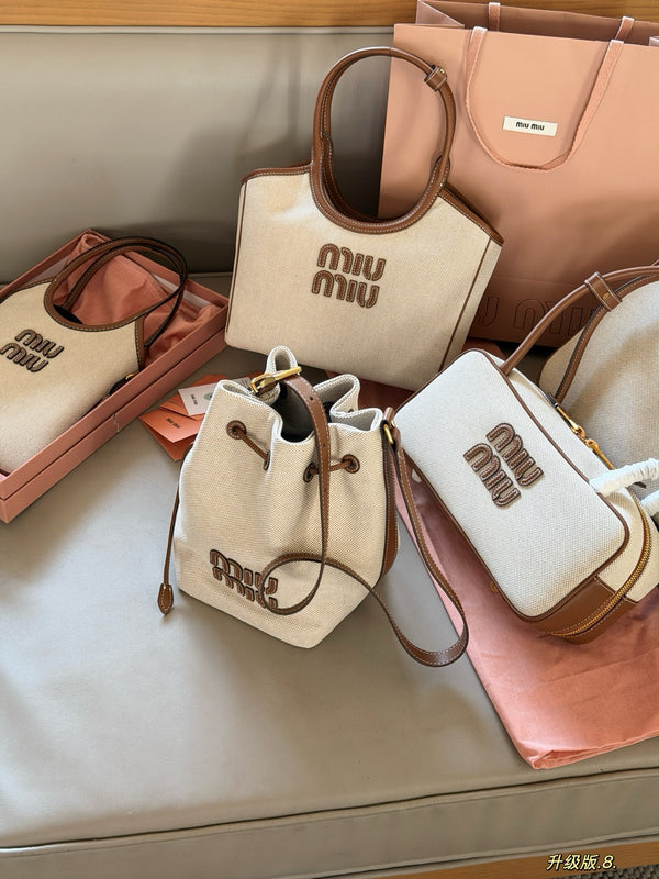 Canvas Bucket Bag