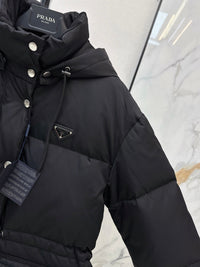 26S Re-Nylon Hooded Down Jacket