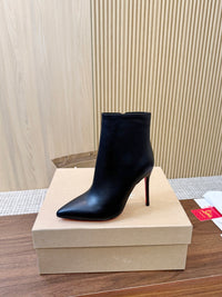 Kate Max Leather Ankle Boots