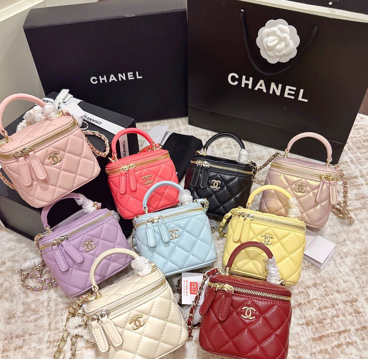 Mini Top Handle Vanity Case