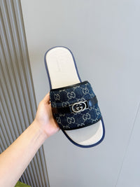 Monogram Slide Sandals