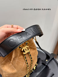 25A Suede Bucket Bag