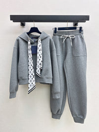 26S Signature Scarf Hoodie Set