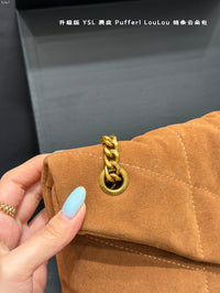 Suede Loulou Shoulder Bag