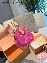 Nano Speedy Bag Denim Pink