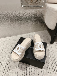 Platform Slide Sandals