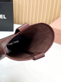Foule Leather Booties