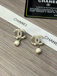 Logo Pearl Earrings