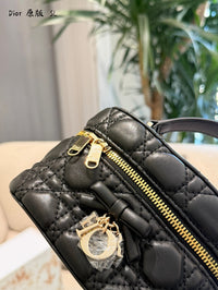 Mini Cannage Vanity Bag Lambskin