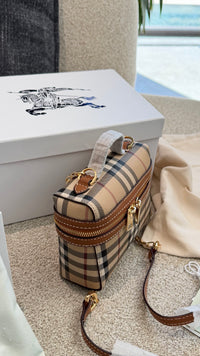 Mini Check Vanity Bag