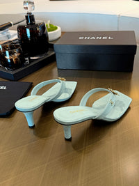 Camellia Thong Mules