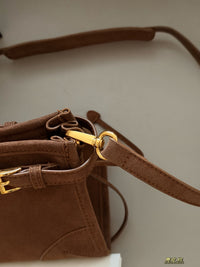 Soft Lux Suede Crossbody Bag
