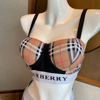 Vintage Check Bikini Set
