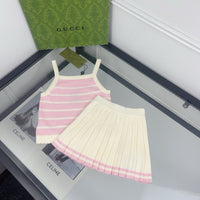 Cherry Knit Skirt Set