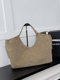 26C Suede Shopping Tote