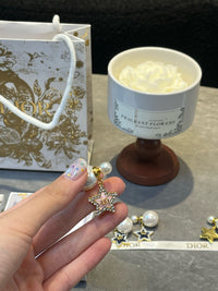 Pearl Star Earrings