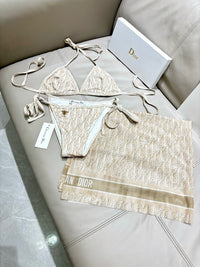 Oblique 3-Piece Bikini Set