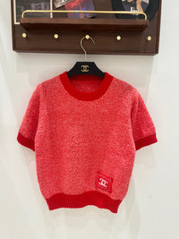 Logo Short Sleeve Sweater