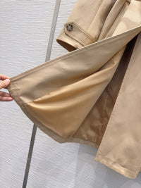 26S Gabardine Belted Trench Coat