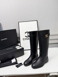 26B Logo Leather Boots