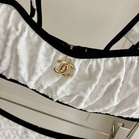 Contrast Trim Bikini Set