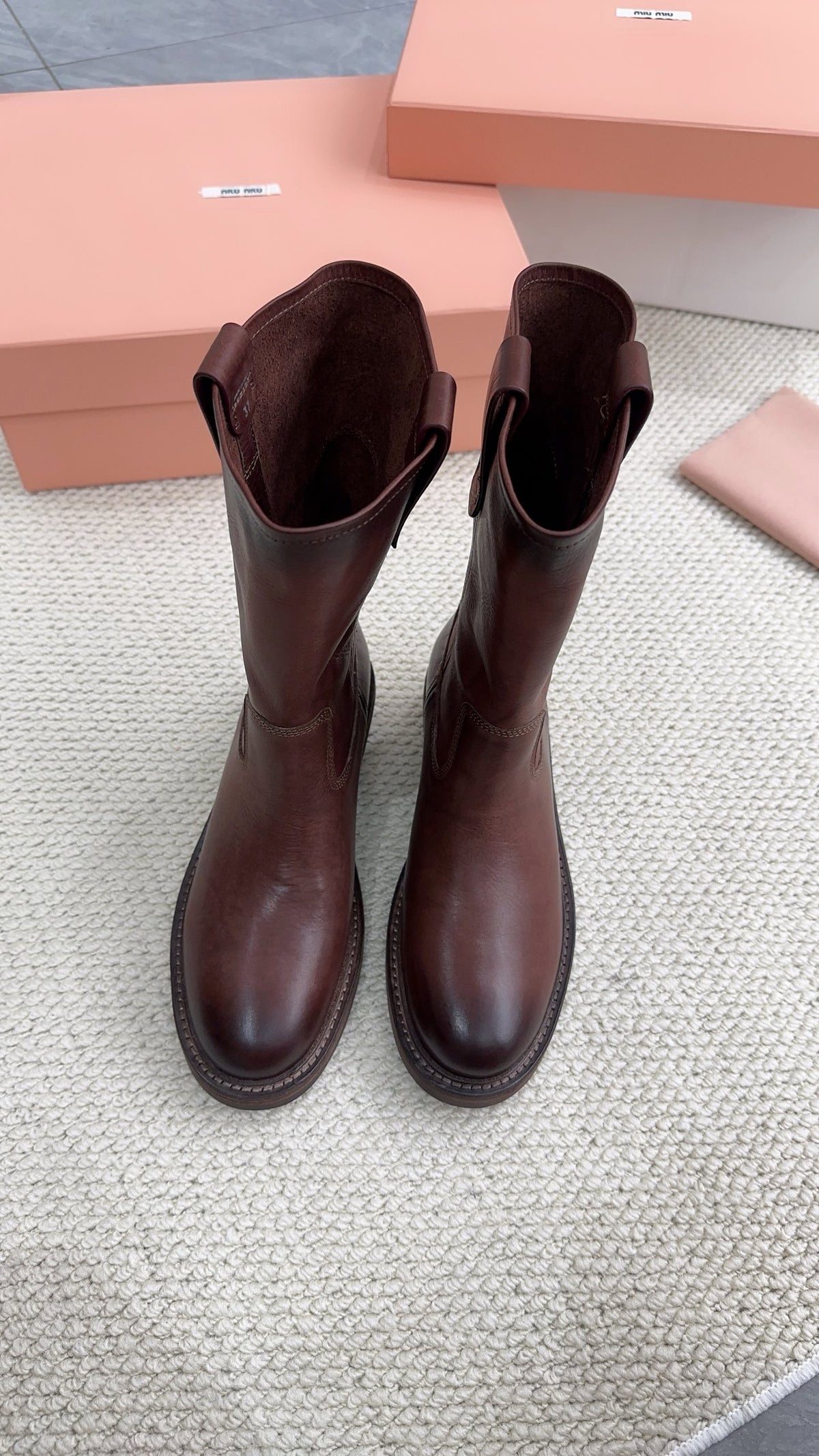 Foule Leather Booties