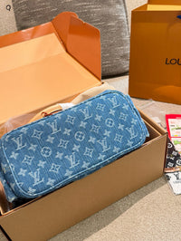 Monogram Denim Montsouris Backpack