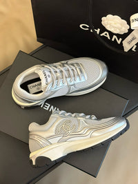 Logo Metallic Trainers