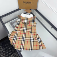 Vintage Check Dress with Peter Pan Collar