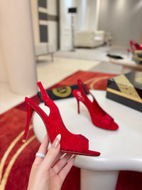 Degrachick Suede Sandals