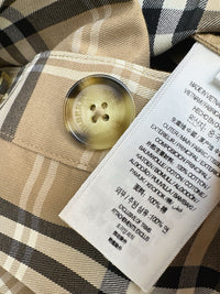 Check Cotton Shirt Dress