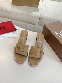 Her In Roma Leather Heeled Mules