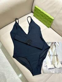 Logo One Piece Swimsuit