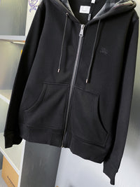 Check Zip Hoodie
