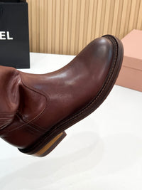 Foule Leather Booties