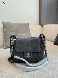 Denim Messenger Bag