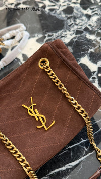 Niki Suede Shoulder Bag