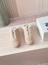 26S Shearling Knight Runner Mules