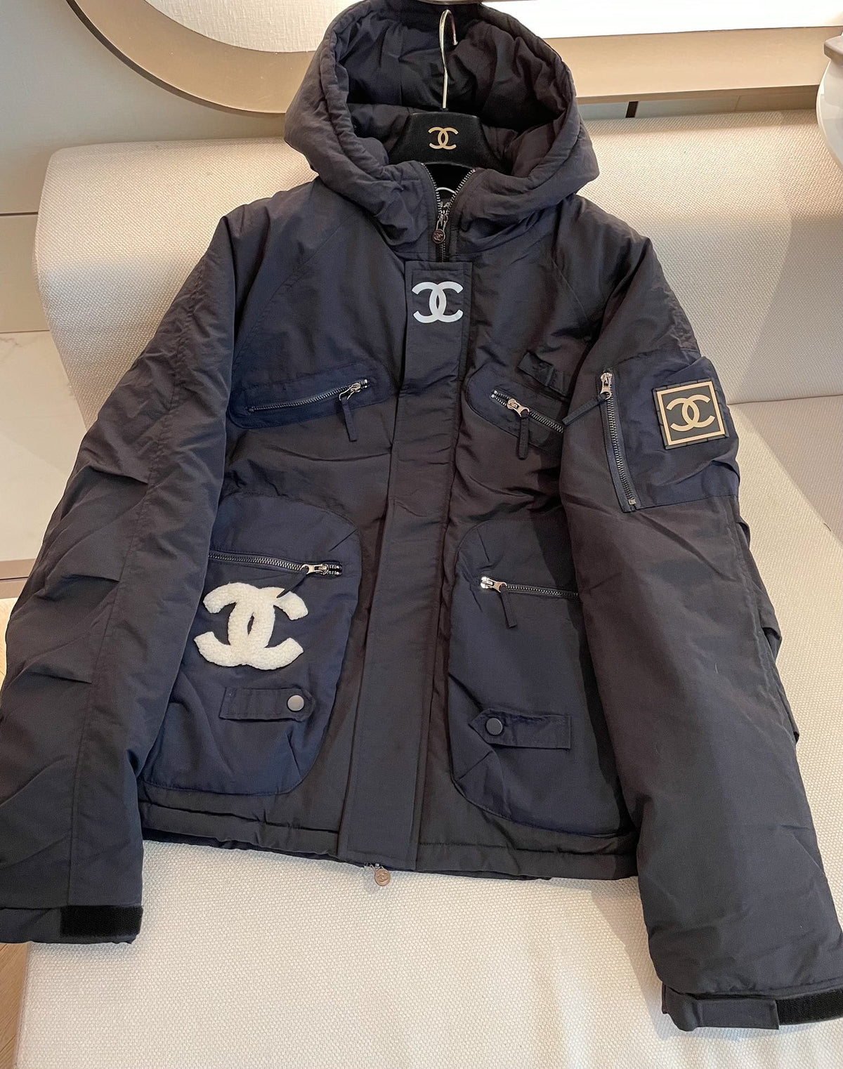 Logo Puffer Jacket