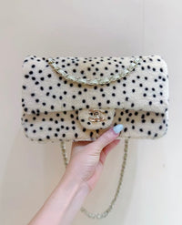 Polka Dot Flap Bag