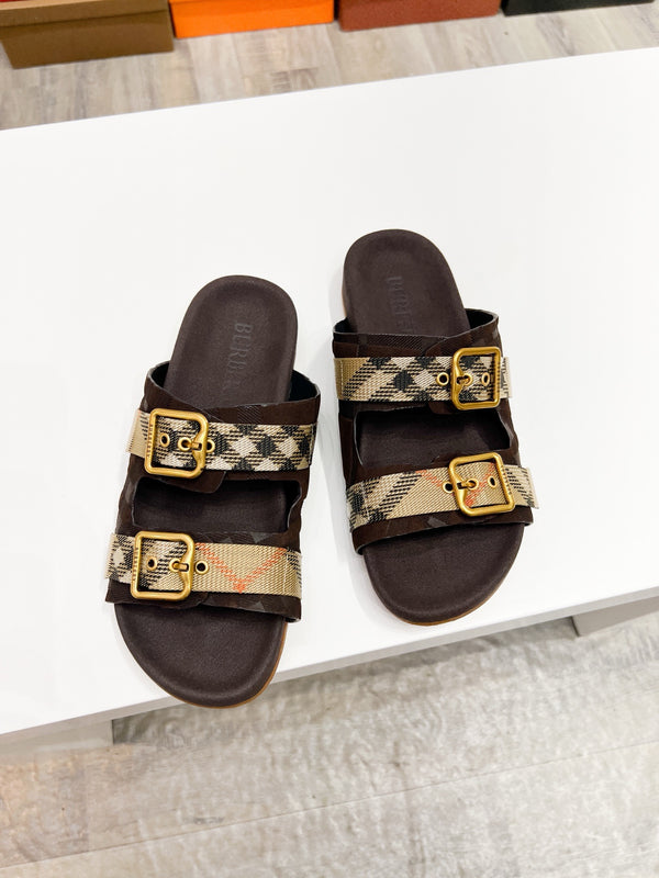 Vintage Check Slides