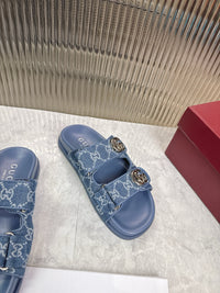 Canvas Slide Sandals